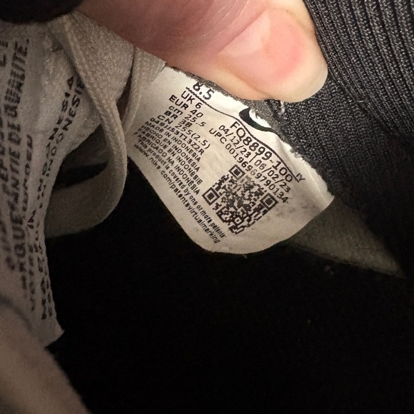 NIKE Low Dunk Vintage Panda sneakers black white retro sz 8.5 women’s FQ9988-100 - Picture 12 of 12